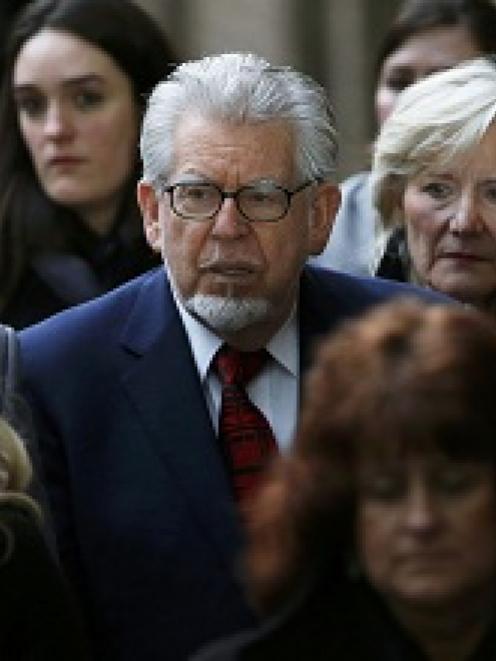 Entertainer Rolf Harris leaves Southwark Crown Court in London.  REUTERS/Suzanne Plunkett