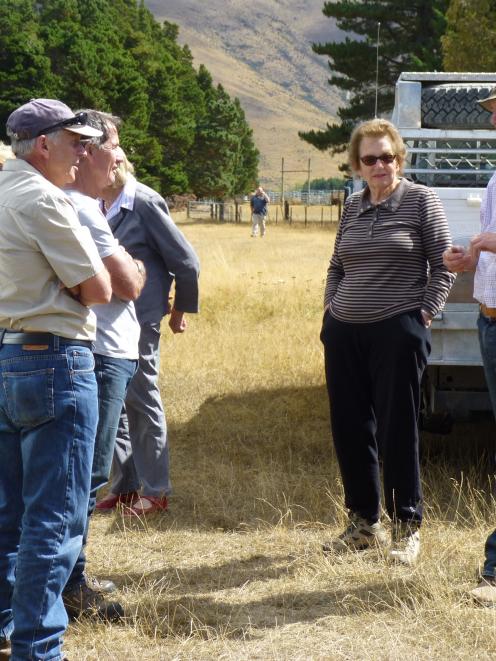 Environment Canterbury chairwoman of commissioners Dame Margaret Bazley and Federated Farmers...