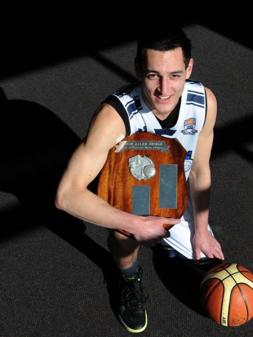 Ethan Carruthers was named most valuable player of the Dunedin club basketball season. Photo by...