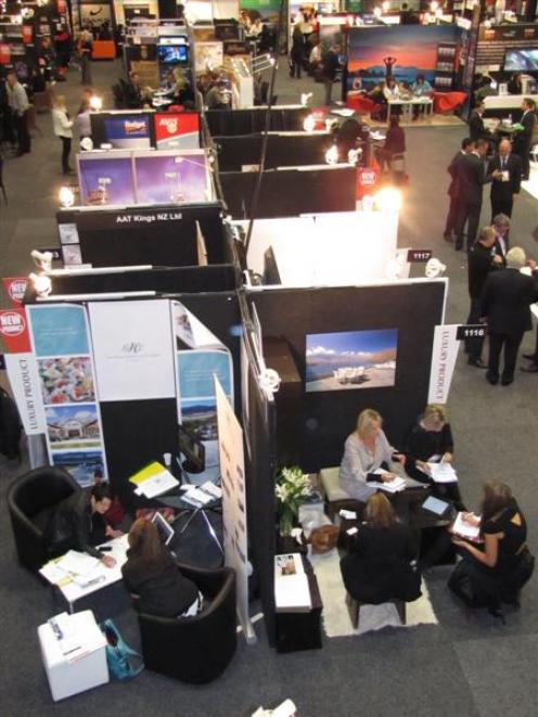 Exhibitors  hosted 15-minute appointments with travel buyers to secure lucrative business on...