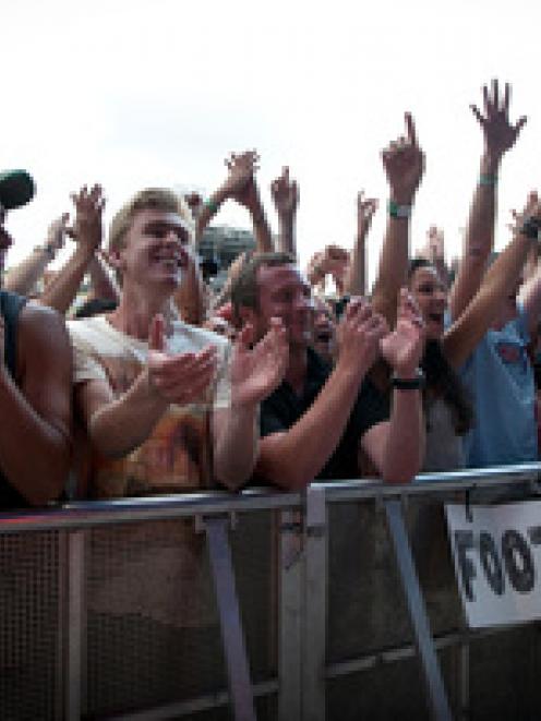 Fans enjoy the 2014 Big Day Out at Western Springs in Auckland. Photo: NZ Herald