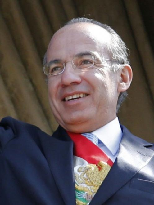 Felipe Calderon. Photo by Reuters