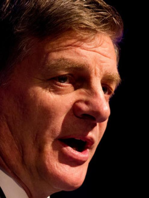 Finance Minister Bill English revealed several large private businesses are concerned they may...