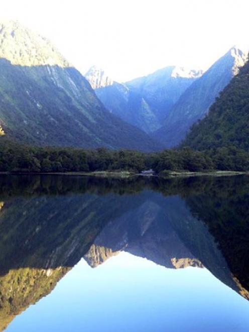 Fiords like Doubtful Sound in Fiordland (above) ''act as hot spots for organic carbon burial'',...