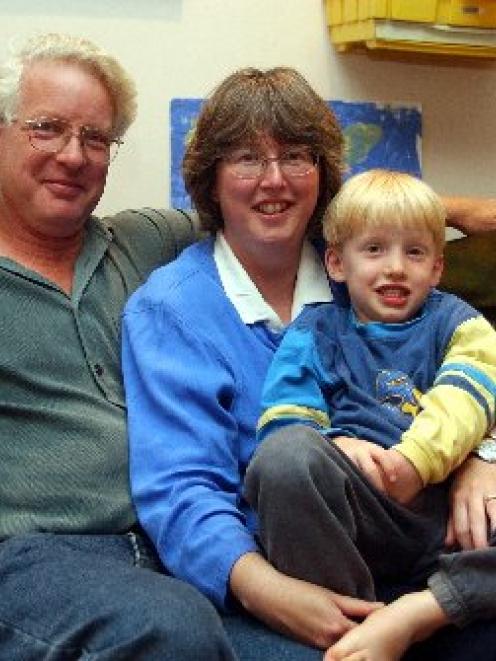 Flashback to February 2004 when Judith Duncan (also inset), husband Frank Hakkaart and their son,...