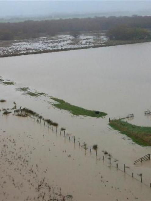 Flooding on the Taieri in 2006. Photo by Peter McIntosh.