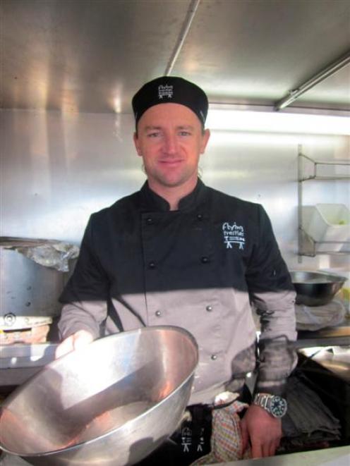 Flying Trestles' chef Carwyn Powell. Photos supplied.