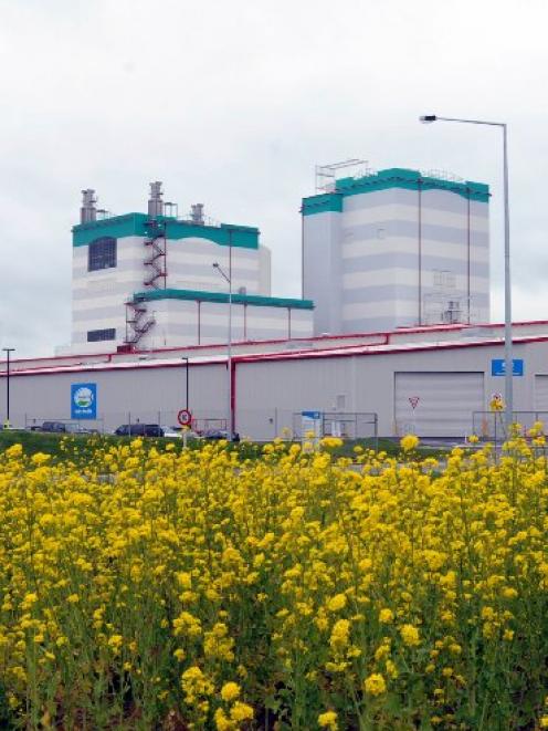 Fonterra's plant at Edendale, Southland. Photo by Peter McIntosh.