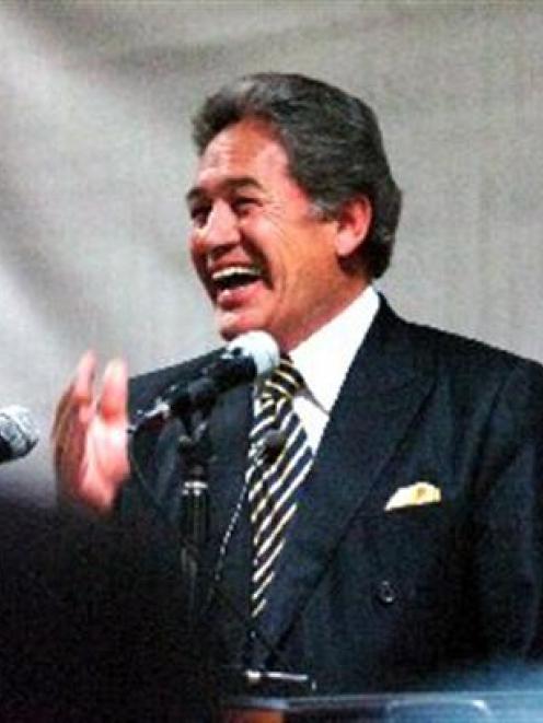 Foreign Minister Winston Peters starts on a lighter note during his opening address to the...