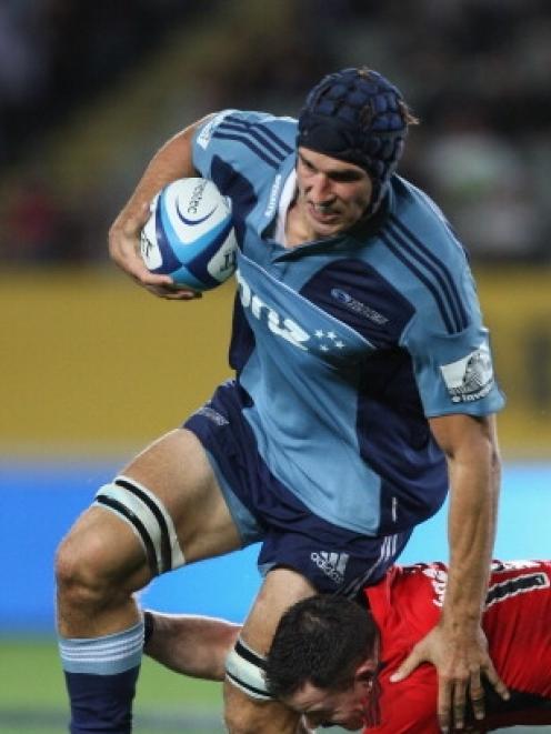 Former All Black lock Anthony Boric will start for the Blues against the Highlanders in Dunedin...
