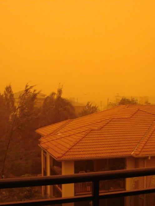 Former Dunedin resident Juanita Abercrombie captured this photo from her balcony in Castle Hill...