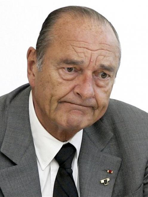 Former French president Jacques Chirac is seen in a May 2006 file photo. (AP Photo/Michel Euler)