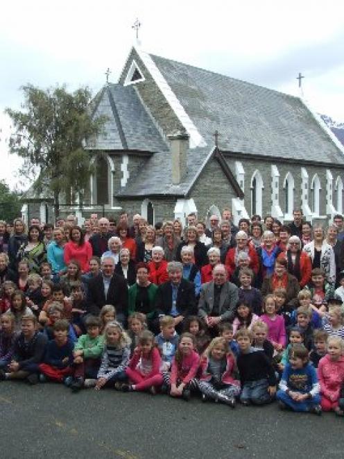 Former pupils, principals, teachers and invited guests celebrated with St Joseph's School staff...