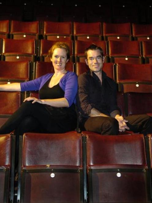 Fortune Theatre artistic director Lara Macgregor and manager Jeremy Smith. Photo by Jane Dawber.