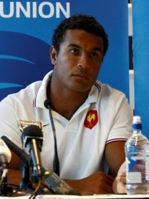 France captain Thierry Dusautoir attends a news conference in Auckland today ahead of their Rugby...