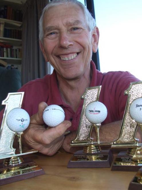 Frank Plieger has achieved his sixth hole in one in six years, including two in six days. Photo...