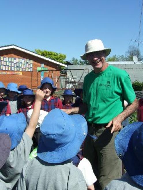 French Canadian peace campaigner Jean Beliveau talks about his journey for peace with St Joseph's...
