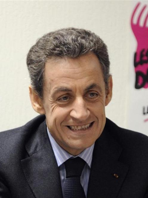 French President Nicolas Sarkozy. Photo by Reuters.