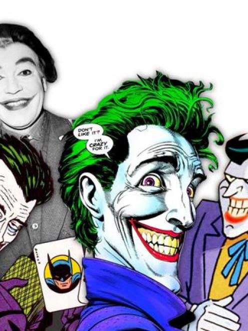The Joker's many manifestations in comics, on live action TV and in film and animation. Photos...