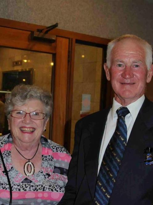 Gay and Tony Abell, who have Kotare Mach a leading chance in the New Zealand Derby tonight. Photo...