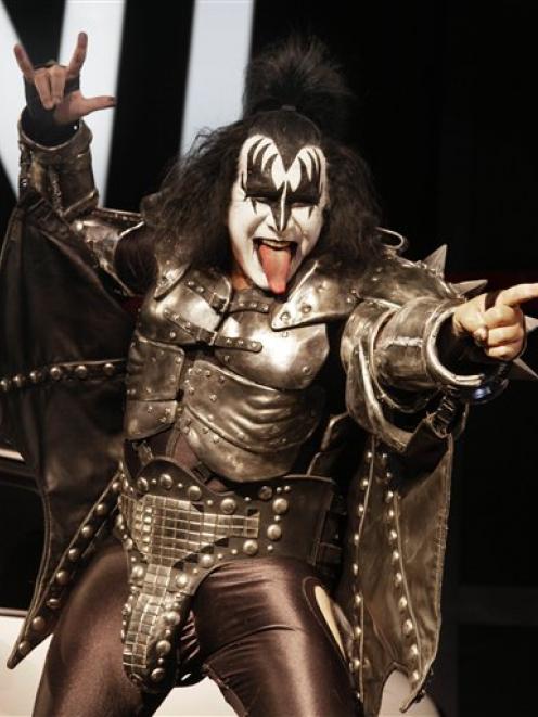 Gene Simmons, bassist for KISS, who have been dropped from the bill of a Michael Jackson tribute...