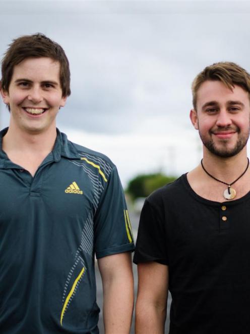 George Phillips (left) and Mike Neumegen from Dunedin-based start-up Cloud Cannon. Photo supplied.
