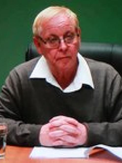 Gerald Morton Shirtcliff, aka William Anthony Fisher, gives evidence via video link from...