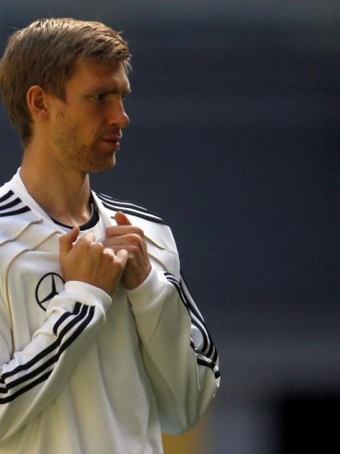 Germany's Per Mertesacker is on his way from Werder Bremen to Arsenal after a transfer agreement...