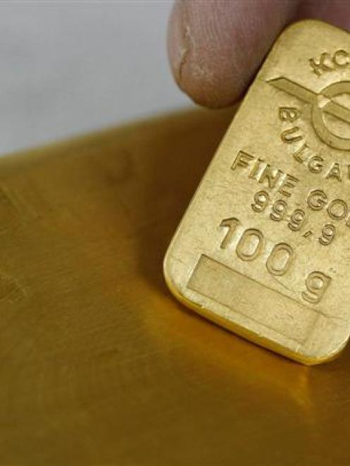 Global spot gold prices, around $US1600 ($NZ2028) yesterday, have declined more than 10% in...