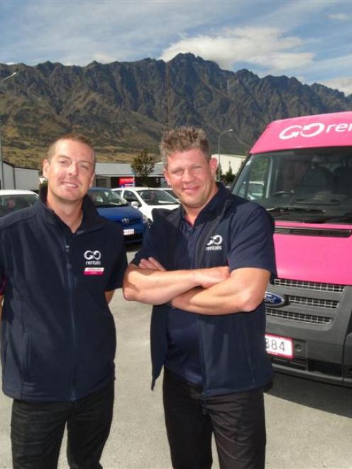 Go Rentals Queenstown manager Adrian Thompson (left) and general manager James Dalglish, of...