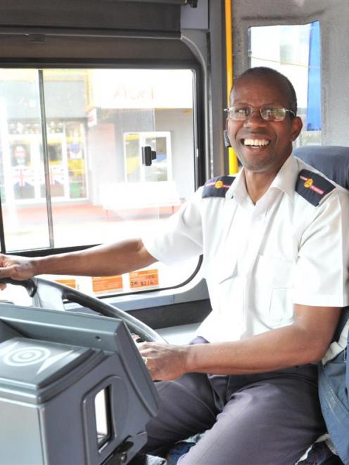 GoBus driver Nathan Scott enjoys transporting the Mosgiel community. Photo by Linda Robertson.