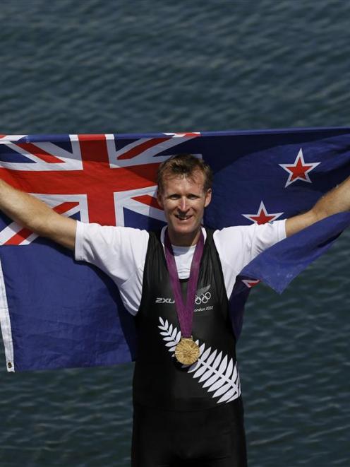 Gold medallist Mahe Drysdale. REUTERS/Mark Blinch
