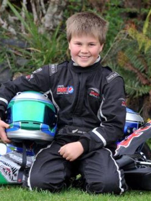 GP kart star Josh Bethune who will head to the United States in November to compete in the cadet...