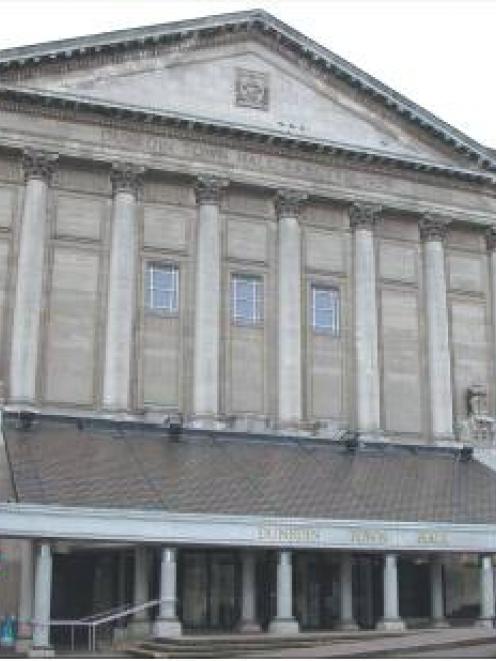 Grand old building . . . The Dunedin Town Hall