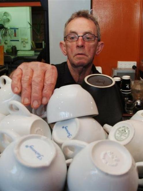 Green Acorn Cafe owner Ivan Brenssell is becoming frustrated with repeated thefts from his Albany...