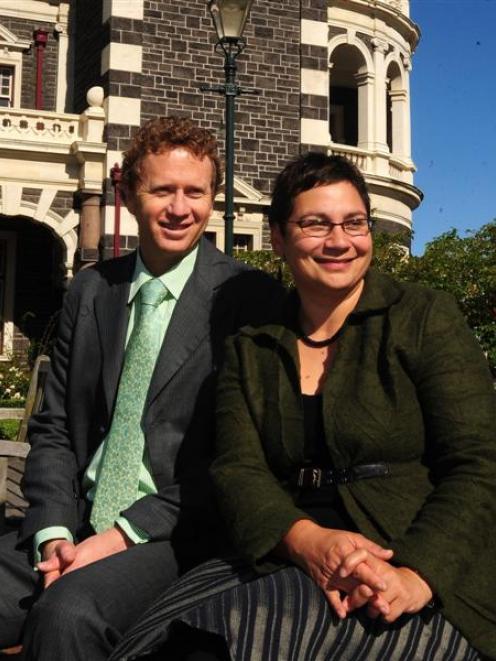 Green Party leaders Russel Norman and Metiria Turei. Photo by Craig Baxter.