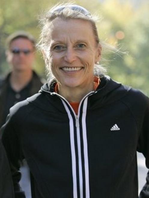 Grete Waitz seen in New York in a November 2006, file photo. (AP Photo/Kathy Willens, File)