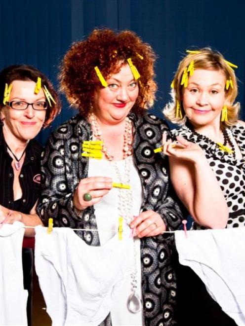 Grumpy Old Women (from left) Pinky Agnew, Geraldine Brophy and Lyndee-Jane Rutherford bring the...
