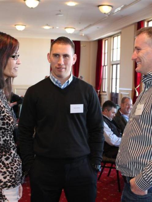 Guest speakers Marsella and Wiremu Edmonds, of Rotorua, and Dr Kyle McWilliams (right), of...