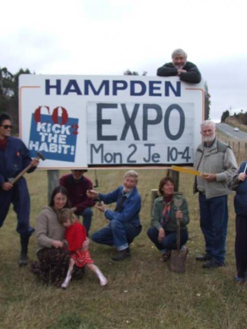 Hampden Energy Expo team members are ready for the Hampden Energy Expo on Monday.
...