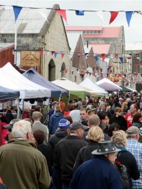 Harbour St throngs with visitors at the 2013 Victorian Fete last November. Seasonal fluctuations...