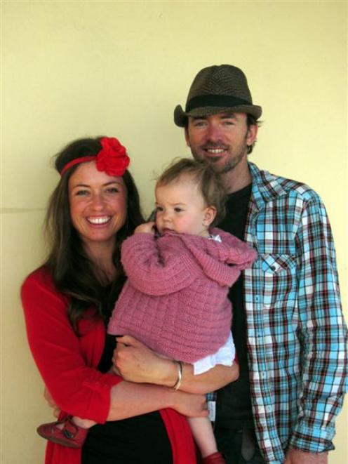 Hawea singer-songwriter Anna van Riel, together with her husband Locky Urquhart and their baby...