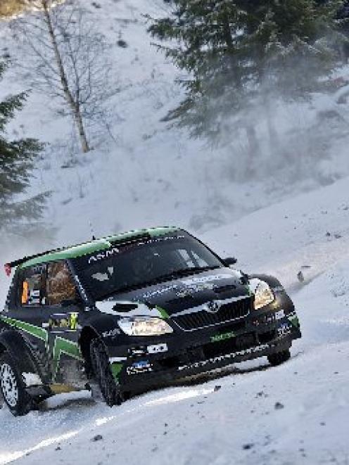 Hayden Paddon had a drama-free third day at  Rally Sweden in his new Skoda Fabia S2000 rally car....