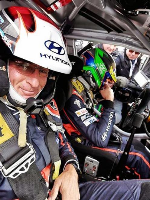 Hayden Paddon's co-driver John Kennard is ready for a special weekend at Rally Finland. Photo by ...