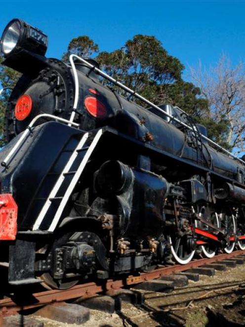 he Ja 1274 locomotive on its way yesterday from the Otago Settlers Museum to its new home, 50m...