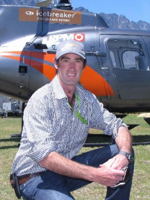 Heli Tours director Paul Mitchell (pictured at the new company's temporary headquarters at...
