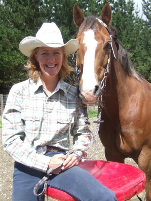 Henrietta Purvis and Midge are making a name for themselves in barrel-racing circles.  Photo by...