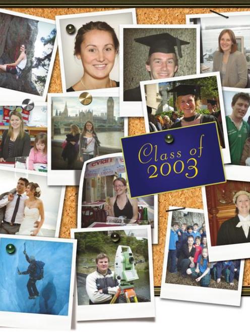 The young people awarded Otago Daily Times Class Act awards in 2003 are making the most of their...