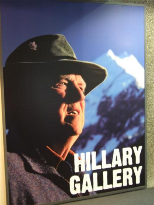 The entrance to the Hillary Gallery in the Sir Edmund Hillary Alpine Centre. Photo by Sally Rae.