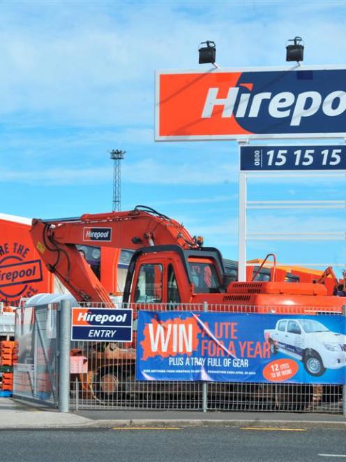 Hirepool is expecting a big boost from the Christchurch rebuild. Photo by Craig Baxter.